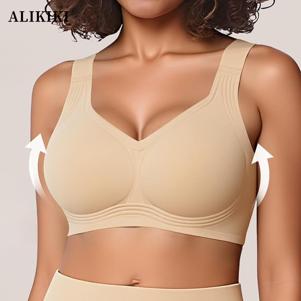 Bralette Wireless Soft - Бесшовный бюстгальтер-бралетт с эффектом пуш-ап, без