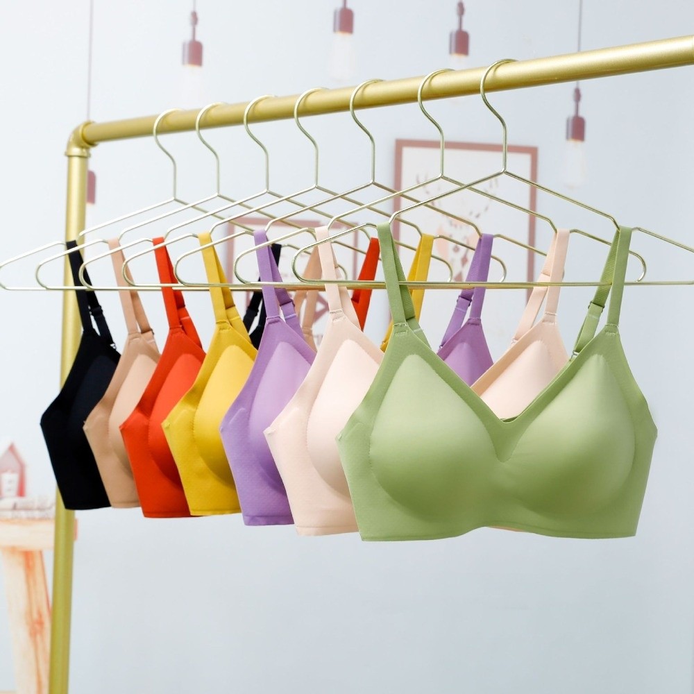 Bralette Wireless Soft - Бесшовный спортивный бюстгальтер-бралет с эффектом пуш-ап,