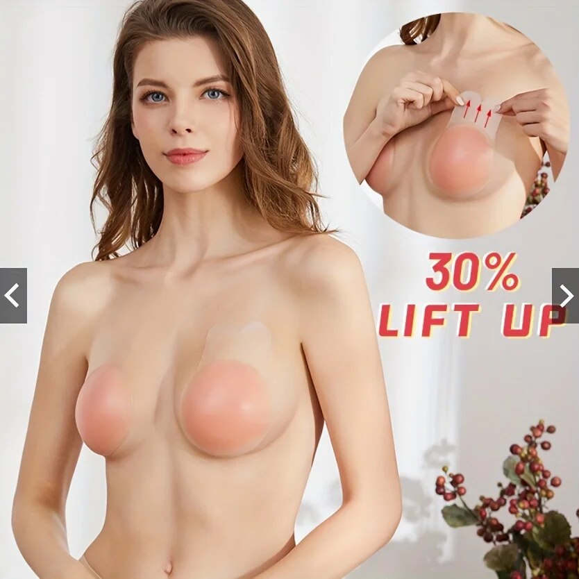 1 пара, силиконовые накладки н – обзор и цена Push Up Bra Padded