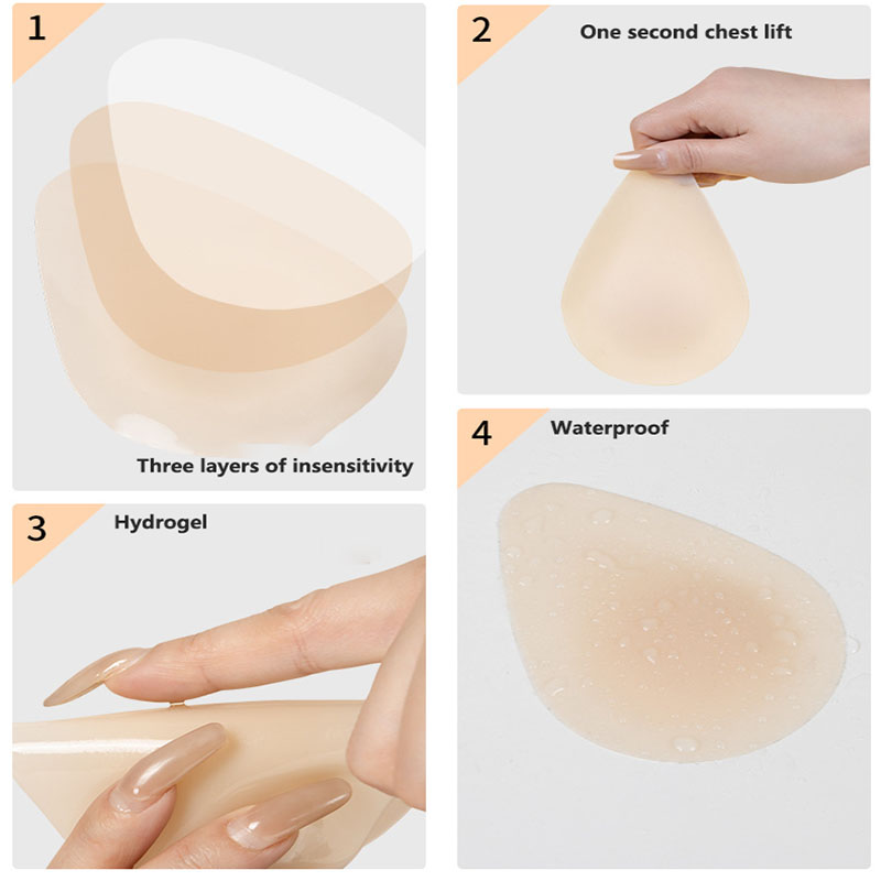 Невидимые силиконовые накладки – обзор и цена Push Up Bra Padded